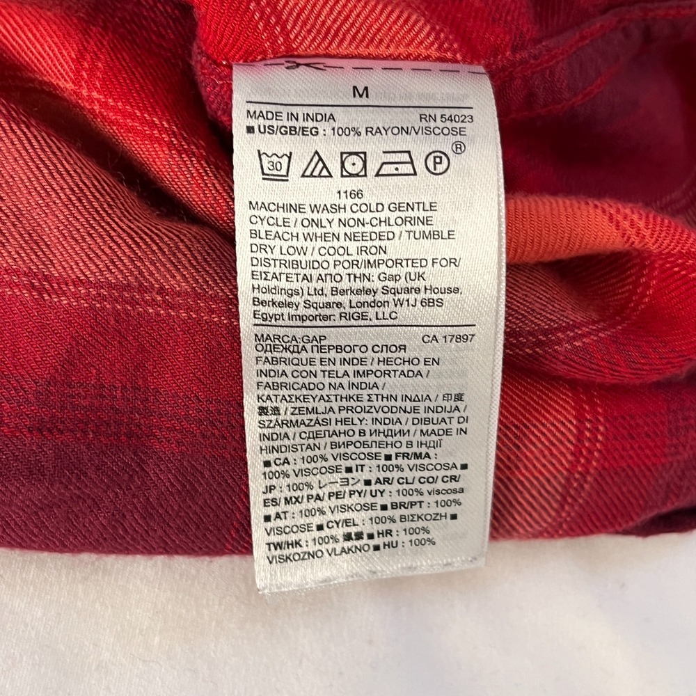 Gap + Pendleton Boyfriend Flannel Button Down Shi… - image 8